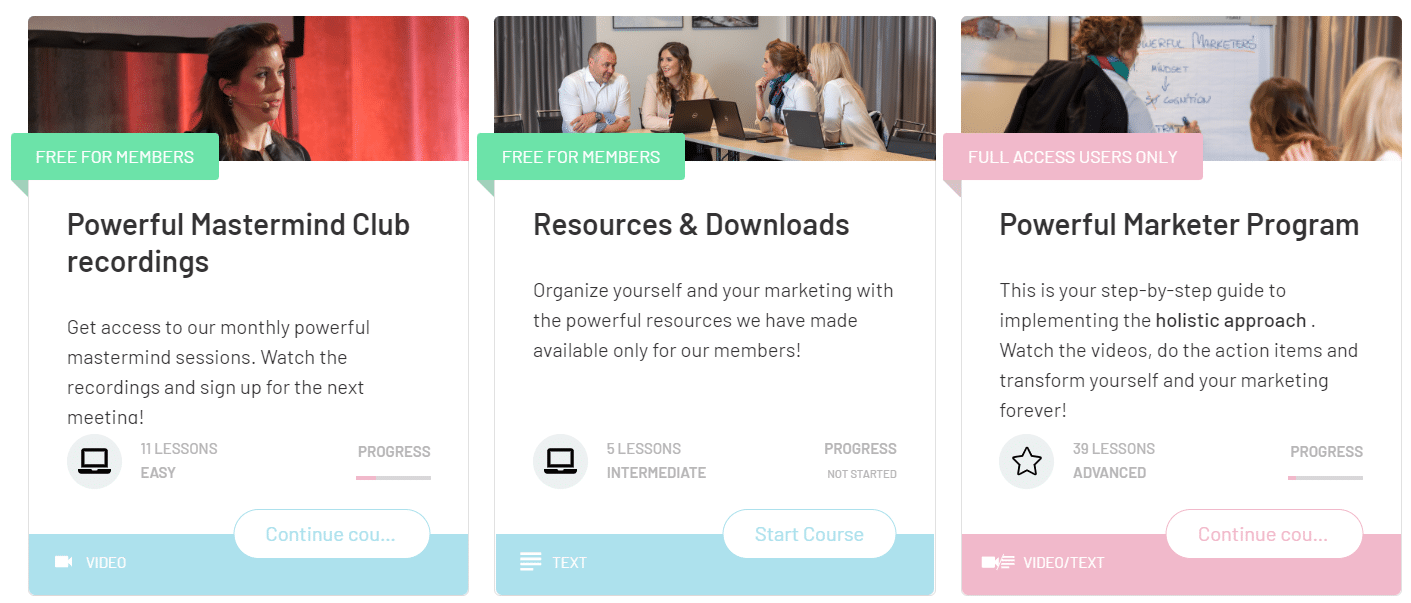 courses