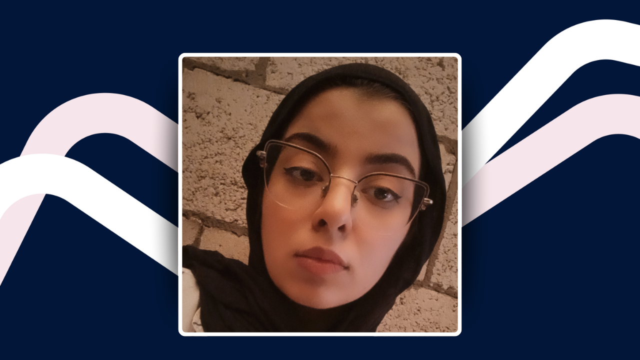 marketing student from Gaza