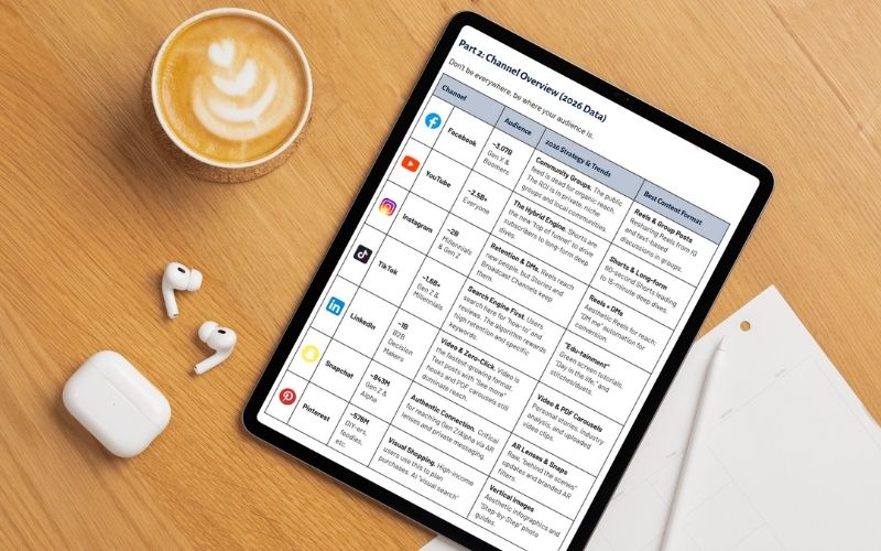 social media channels comparison