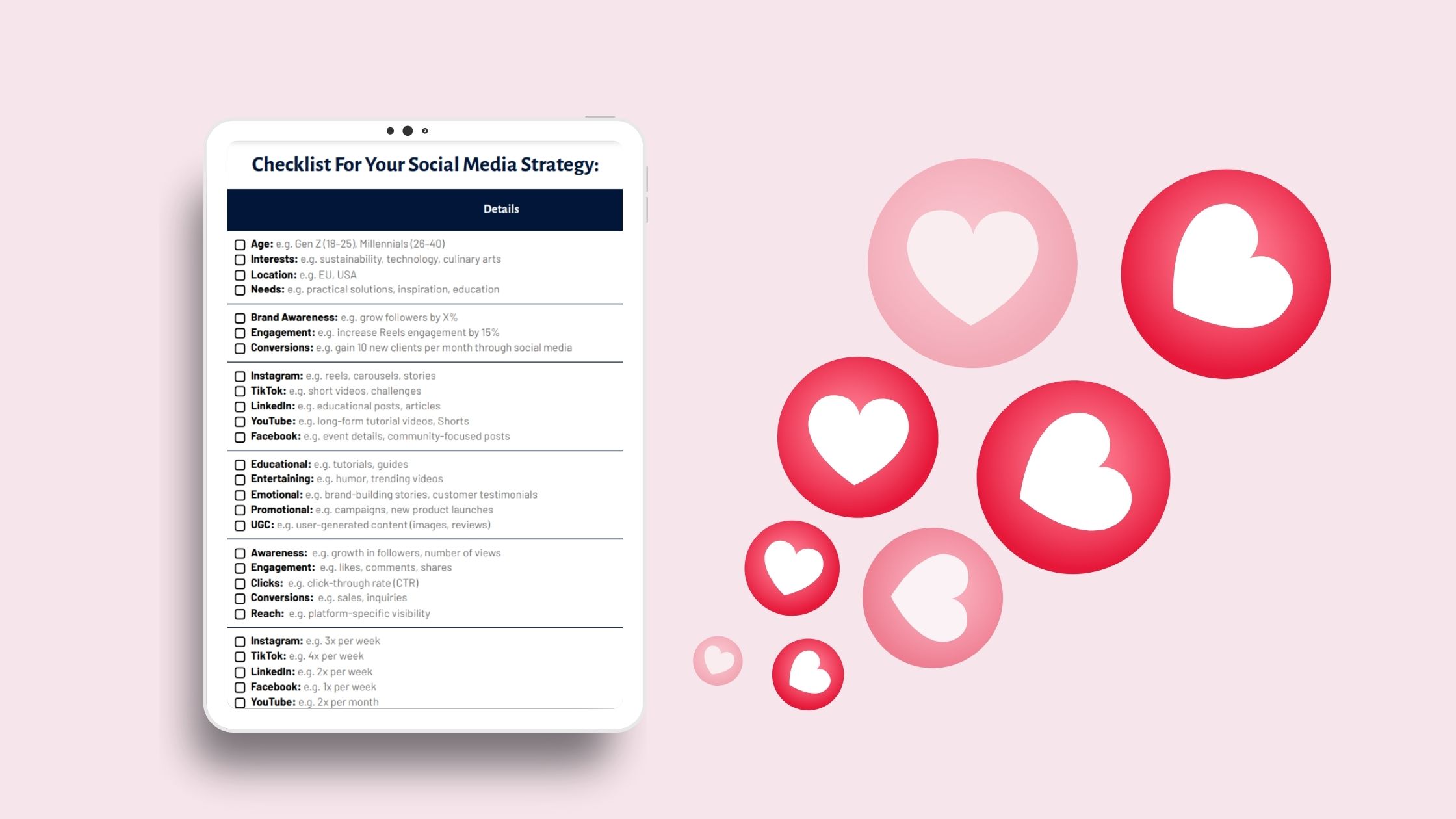 social media strategy template free